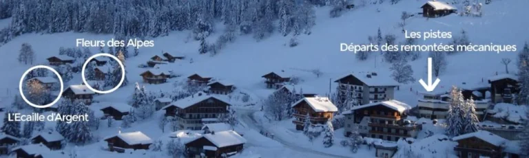 La Clusaz Locations - Chalet Ecaille d'Argent - Chalet Fleurs des Alpes - à 250m des pistes