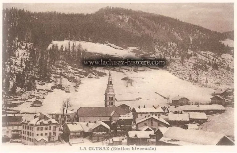 La Clusaz Locations - Photo ancienne la Clusaz le village